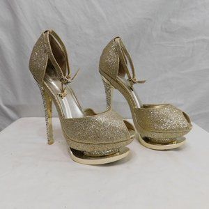 Sheik Stiletto Heels with Crystals